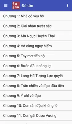 Đế tôn android App screenshot 2